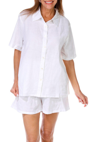 Thumbnail 1: Club Z Club Z Womens 2 Pc Cancun Shorts Swim Cover Up Set 
