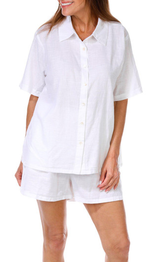 Thumbnail 7: Club Z Club Z Womens 2 Pc Cancun Shorts Swim Cover Up Set 