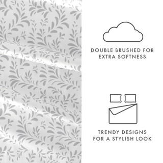 Thumbnail 28: Home Collections Home Collections Premium Ultra Burst Of Vines Sheet Set 