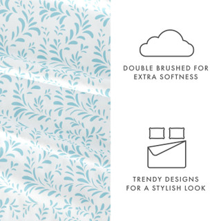 Thumbnail 28: Home Collections Home Collections Premium Ultra Burst Of Vines Sheet Set 