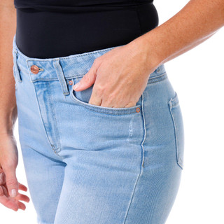 Thumbnail 2: Express Womens Denim Mid-Rise Shorts 