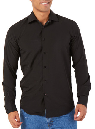 Thumbnail 1: Nautica Men's Long Sleeve Button Down Super Performance Shirt 