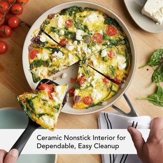 Thumbnail 8: KitchenAid KitchenAid 12.25 in Hard Anodized Ceramic Frying Pan 