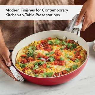 Thumbnail 7: KitchenAid KitchenAid 12.25 in Hard Anodized Ceramic Frying Pan 