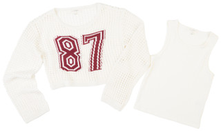 Thumbnail 3: No Comment No Comment Big Girls 2 Pc Sweater Top 
