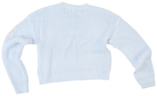 Thumbnail 2: No Comment No Comment Big Girls Long Sleeve Floral Sweater 