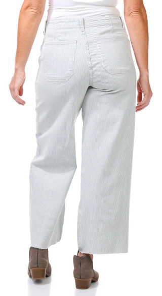 Thumbnail 2: Kensie Kensie Womens Twill Ankle Pinstripe Pants 