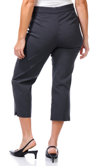 Thumbnail 3: Counterparts Counterparts Womens Houndstooth Belted Capris 