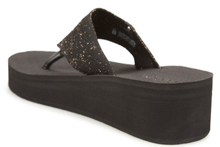 Thumbnail 5: Cobian Cobian Womens Bermuda High Wedge Flip Flops 
