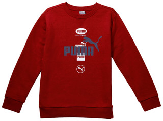 Thumbnail 1: Puma Puma Big Boys Active Fleece Crewneck Pullover Sweater 