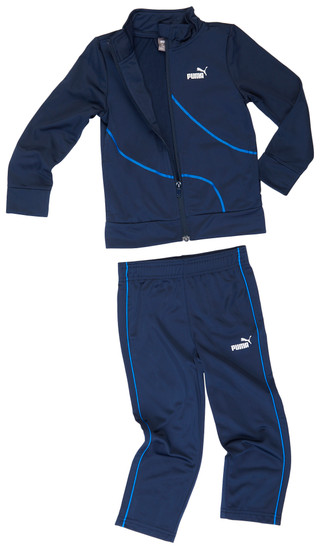 Thumbnail 3: Puma Puma Little Boys Active 2 Pc Track Jacket and Pant Set 