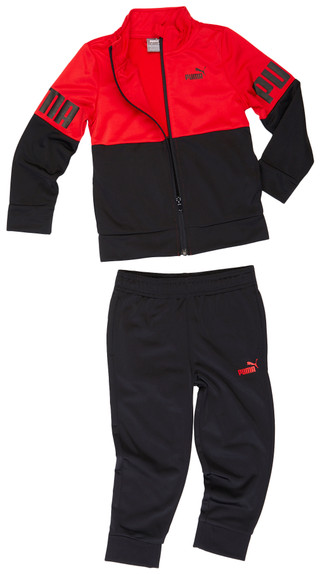 Thumbnail 3: Puma Puma Little Boys Active 2 Pc Track Jacket and Pant Set 