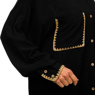 Thumbnail 3: VINTAGE HAVANA Vintage Havana Womens Long Sleeve Button Down Top 