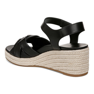 Thumbnail 5: Vionic Vionic Womens Saratoga Wide Width Espadrille Wedge Sandals 