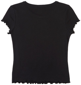 Thumbnail 2: Amy Byer Amy Byer Big Girls Short Sleeve Believe Top 