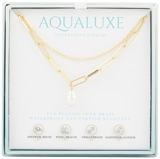 Thumbnail 1: AQUAMIR Aquamir Double Layer Pearl Necklace 