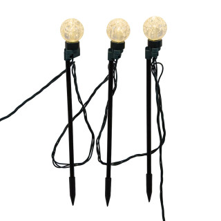 Thumbnail 3: Kurt Adler Kurt Adler UL 10-Light Pure Warm White LED Bubble Light Set 