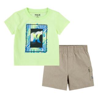 Thumbnail 1: Hurley Hurley Baby Boys 2 Pc Vortex Shorts Set 