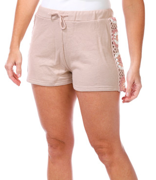 Thumbnail 1: VINTAGE HAVANA Vintage Havana Womens Crochet Inset Shorts 