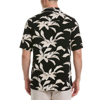 Thumbnail 2: Cubavera Cubavera Mens Tropical Print Button Down Shirt 