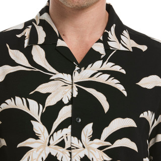 Thumbnail 3: Cubavera Cubavera Mens Tropical Print Button Down Shirt 