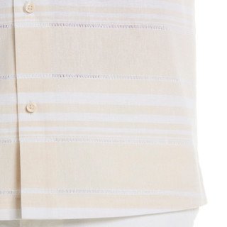 Thumbnail 4: Cubavera Cubavera Men Horizontal Stripe Button Down Shirt 