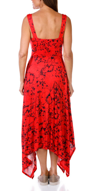 Thumbnail 3: SEVEN7 Seven7 Womens Sleeveless Hanky Hem Long Dress 