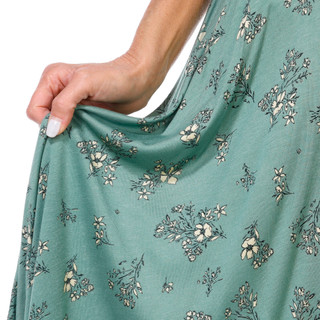 Thumbnail 2: SEVEN7 Seven7 Womens Sleeveless Hanky Hem Long Dress 