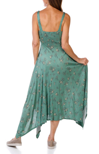 Thumbnail 3: SEVEN7 Seven7 Womens Sleeveless Hanky Hem Long Dress 