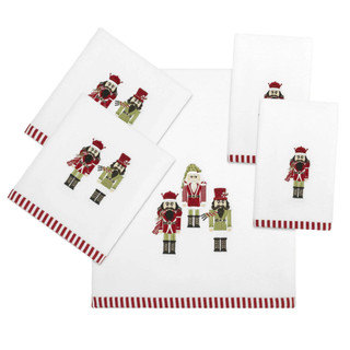 Thumbnail 3: Avanti Avanti 2 Pc. Peppermint Nutcracker Fingertip Towel Set 
