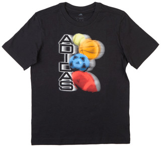 Thumbnail 1: Adidas Adidas Big Boys Short Sleeve Distortion Multi Sport Shirt 