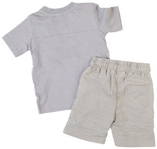 Thumbnail 2: Sovereign Code Sovereign Code Baby Boy 2 Pc Short Sleeve and Shorts Set 