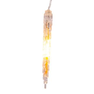 Thumbnail 5: Kurt Adler Kurt Adler 10-Light LED Warm White Icicle Light Set 