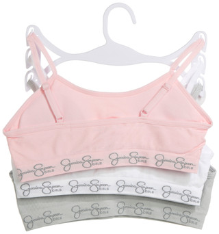 Thumbnail 2: Jessica Simpson Jessica Simpson Girls 3 Pk Ribbed Bralette Set 