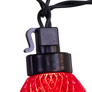 Thumbnail 2: Kurt Adler 10 Pc. LED Super C9 Color Bulb Yard Stakes Light Set 