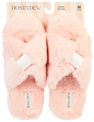 Thumbnail 1: HONEYDEW Honeydew Womens Knot Plush Slide Slipper 