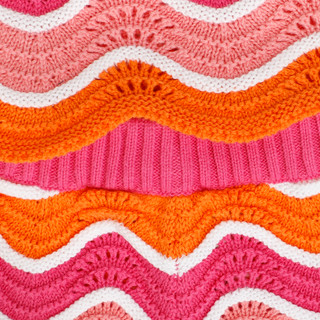 Thumbnail 3: Andy & Evan Andy & Evan Toddler Girls 2 Pc Rainbow Crochet Scallop Set 