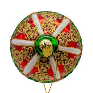 Thumbnail 4: BELLISIMO Bellissimo 6 in Glass Hot Air Balloon Ornament 