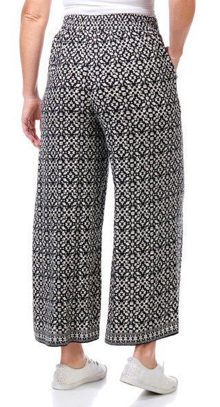 Thumbnail 3: MAX STUDIO Max Studio Womens Wide Leg Pull On Crop Pants 