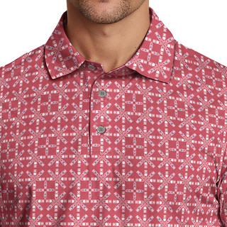 Thumbnail 3: PGA TOUR PGA TOUR Mens Layered Boat Print Golf Polo 