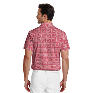 Thumbnail 2: PGA TOUR PGA TOUR Mens Layered Boat Print Golf Polo 