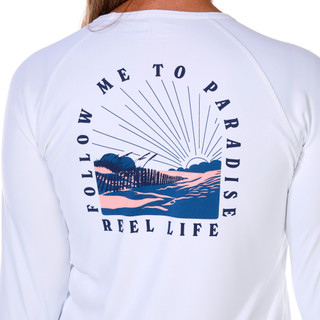 Thumbnail 2: Reel Life Reel Life Womens Graphic Long Sleeve Top 