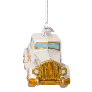 Thumbnail 6: NOBLE GEMS Noble Gems 4 Pc Glass Wedding Ornament Set 