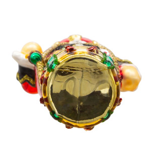 Thumbnail 8: BELLISIMO Bellissimo 7 in Glass King Nutcracker Ornament 