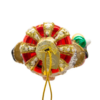 Thumbnail 7: BELLISIMO Bellissimo 7 in Glass King Nutcracker Ornament 