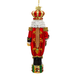 Thumbnail 5: BELLISIMO Bellissimo 7 in Glass King Nutcracker Ornament 