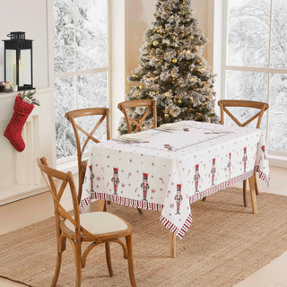 Thumbnail 1: Avanti Avanti Linens 60 in. x 102 in. Nutcracker Candy Tablecloth 