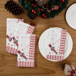 Thumbnail 1: Avanti Avanti Linens 4 PC. Nutcracker Candy Napkins 