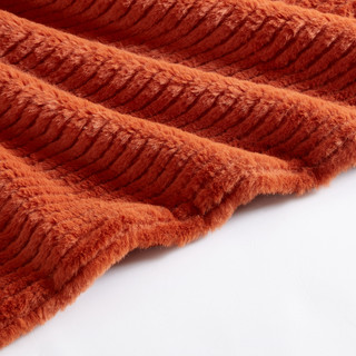 Thumbnail 5: Eddie Bauer Eddie Bauer Ribbed Super Soft Stripe Solid Microfleece Throw 
