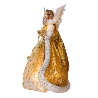 Thumbnail 6: Kurt Adler Kurt Adler 16 in. UL 10-Light Celestial Angel Tree Topper 